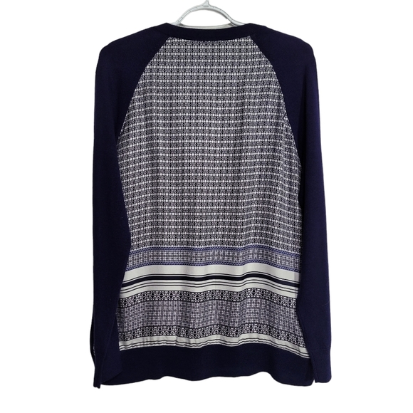 Lord & Taylor Merino Wool and Silk Cardigan Sweater size M - Picture 2 of 8